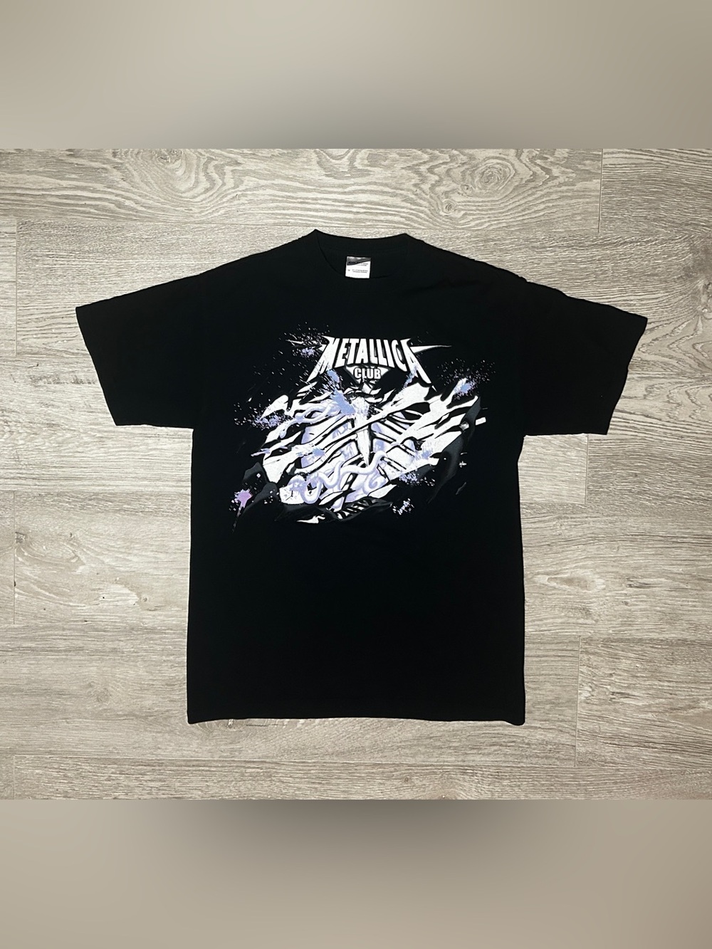 2012 Metallica Club Men’s Black Graphic Band T-Shirt